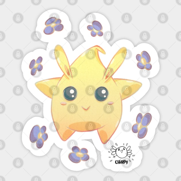 Starburst Spark Sticker by Leassel